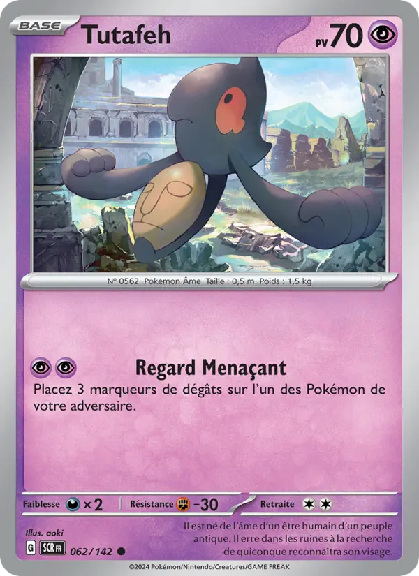 062/142 - Tutafeh — Carte Pokémon Couronne Stellaire 062/142