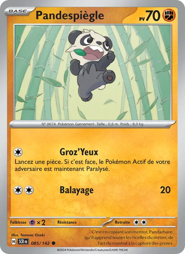 085/142 - Pandespiègle — Carte Pokémon Couronne Stellaire 085/142