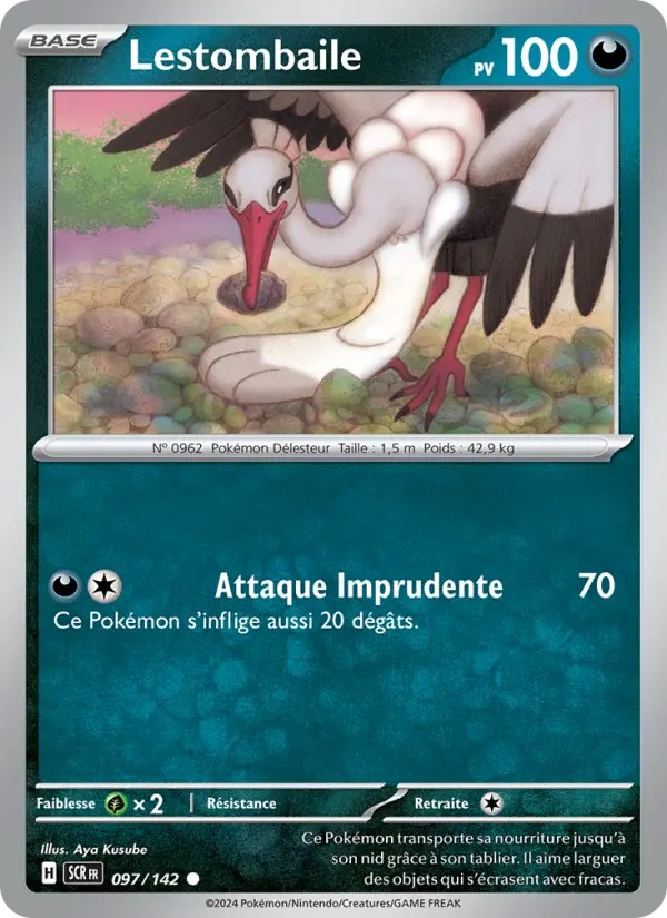Lestombaile — Carte Pokémon 097 Couronne Stellaire