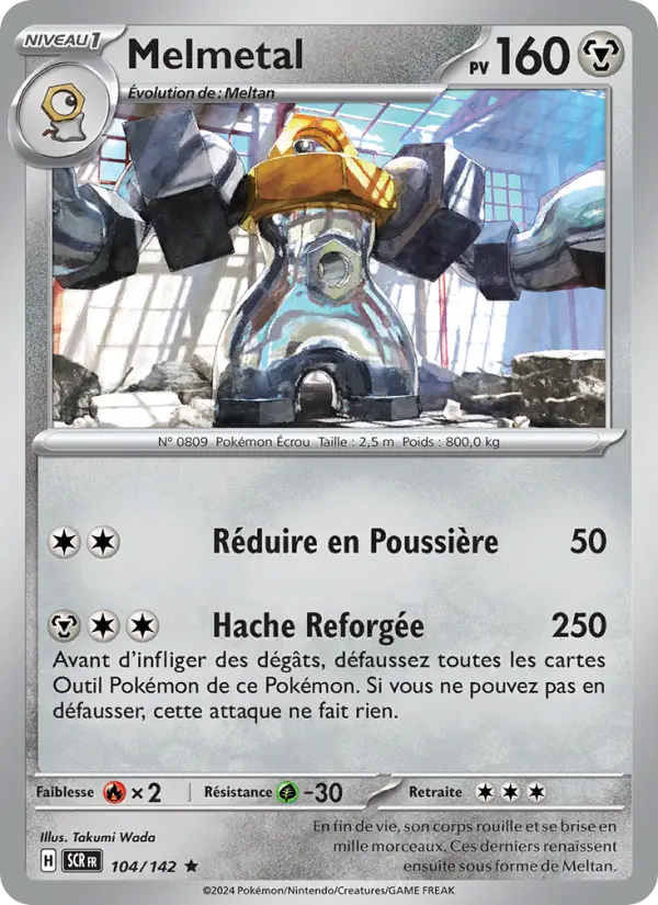 104/142 - Melmetal — Carte Pokémon Couronne Stellaire 104/142