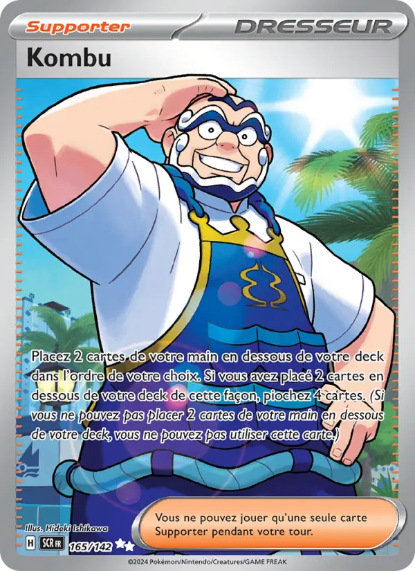 165/142 - Kombu — Carte Pokémon Couronne Stellaire 165/142