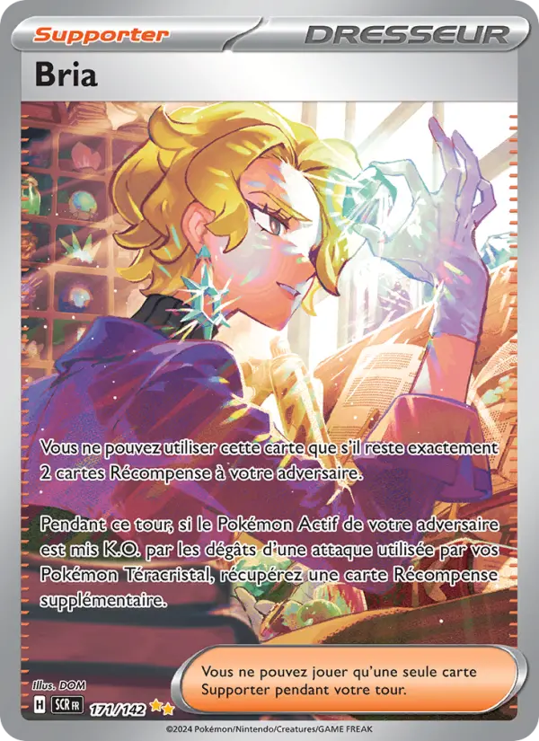 171/142 - Bria — Carte Pokémon Couronne Stellaire 171/142