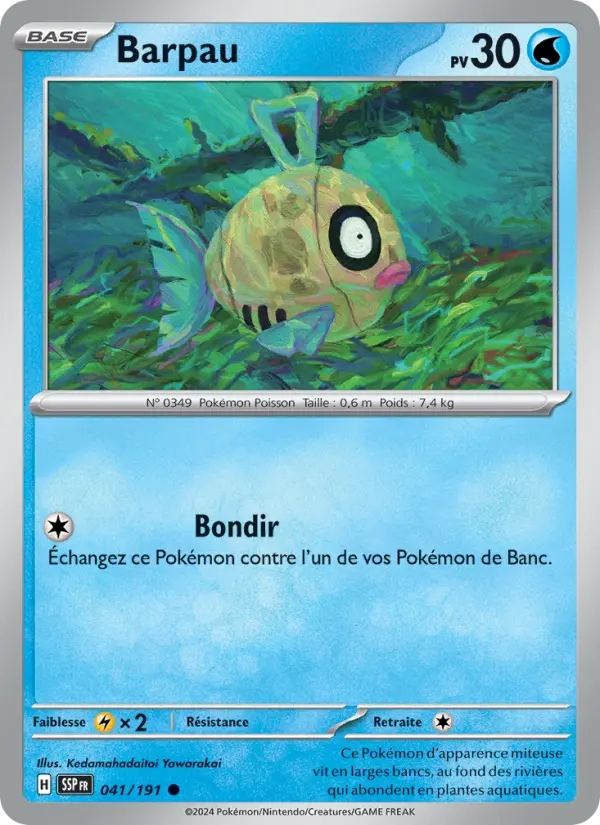 041/191 - Barpau — Carte Pokémon Étincelles Déferlantes 041/191