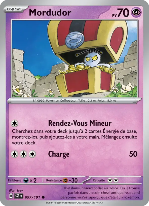 Mordudor — Carte Pokémon 097 Étincelles Déferlantes