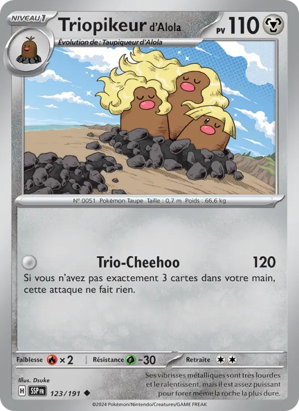123/191 - Triopikeur d'Alola