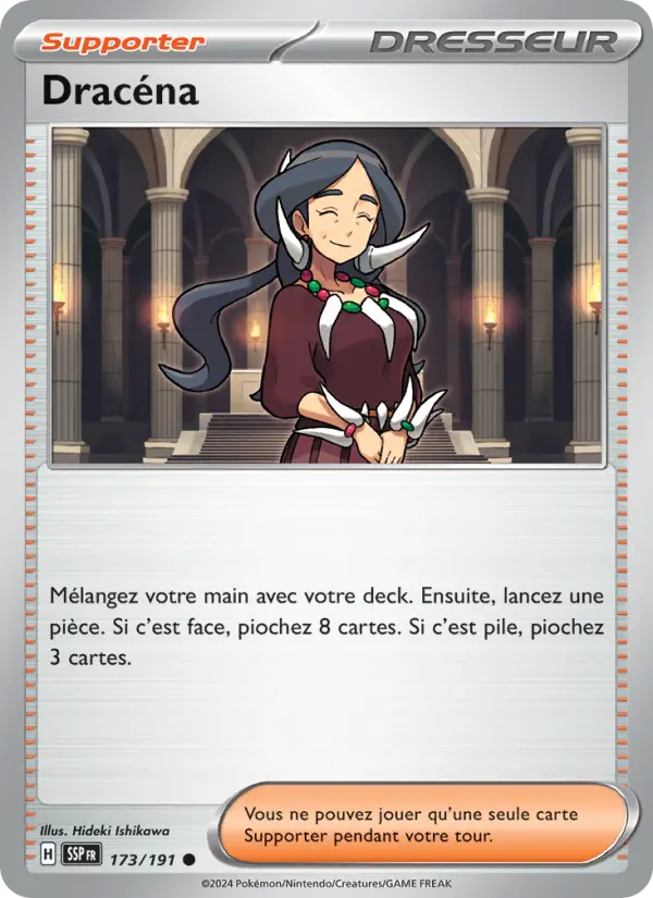 173/191 - Dracéna — Carte Pokémon Étincelles Déferlantes 173/191