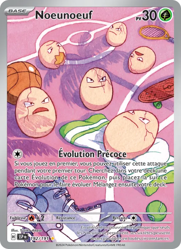 192/191 - Noeunoeuf — Carte Pokémon Étincelles Déferlantes 192/191