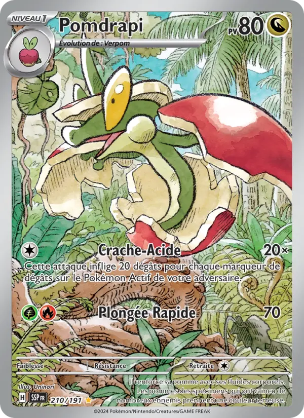 210/191 - Pomdrapi — Carte Pokémon Étincelles Déferlantes 210/191