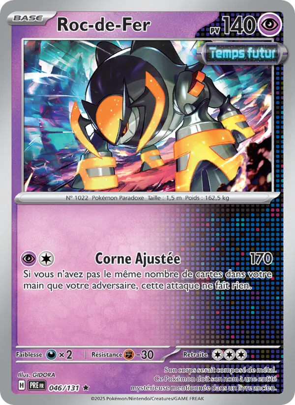 Roc-de-Fer — Carte Pokémon 046 Évolutions Prismatiques