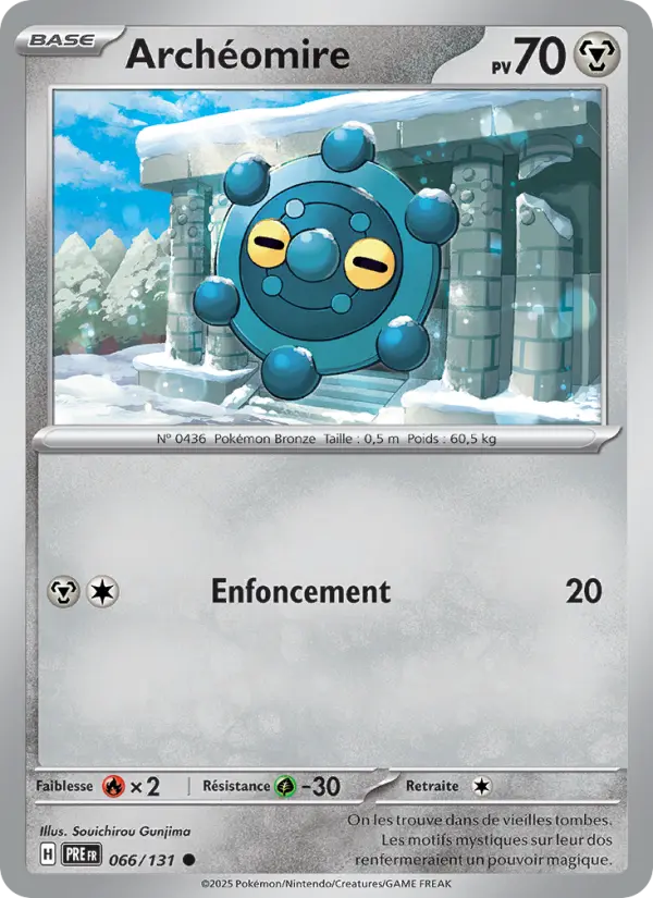 066/131 - Archéomire — Carte Pokémon Évolutions Prismatiques 066/131
