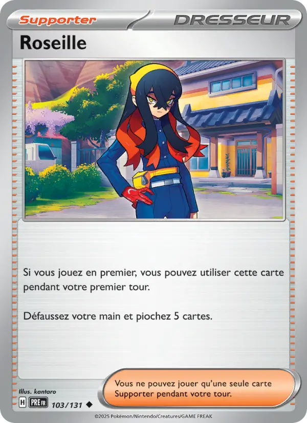 103/131 - Roseille — Carte Pokémon Évolutions Prismatiques 103/131