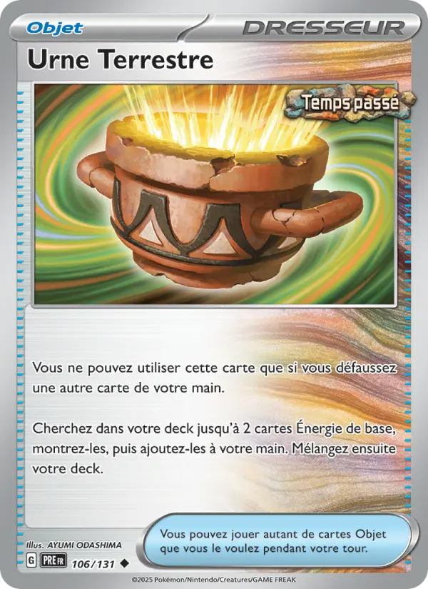 106/131 - Urne Terrestre — Carte Pokémon Évolutions Prismatiques 106/131