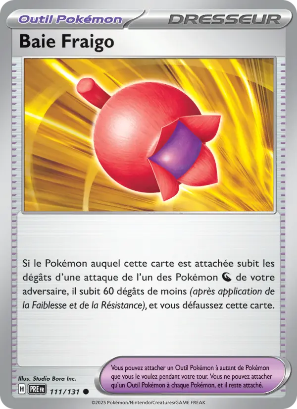 111/131 - Baie Fraigo — Carte Pokémon Évolutions Prismatiques 111/131