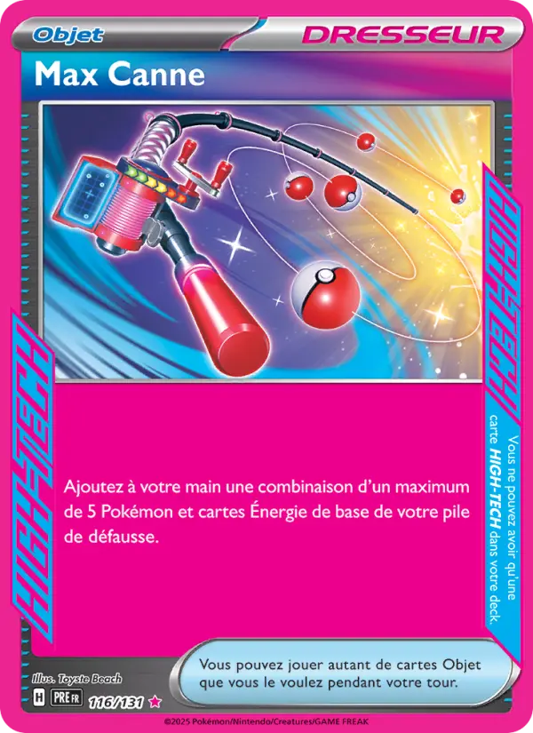 116/131 - Max Canne — Carte Pokémon Évolutions Prismatiques 116/131