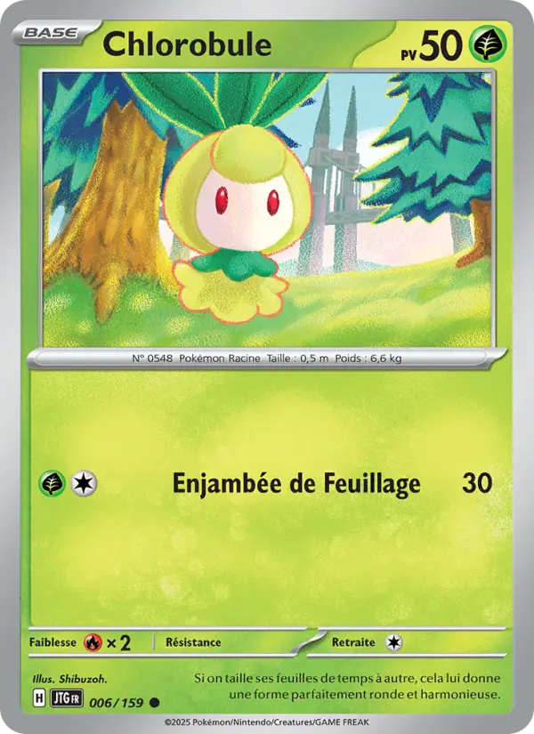 006/159 - Chlorobule — Carte Pokémon Aventures Ensemble 006/159