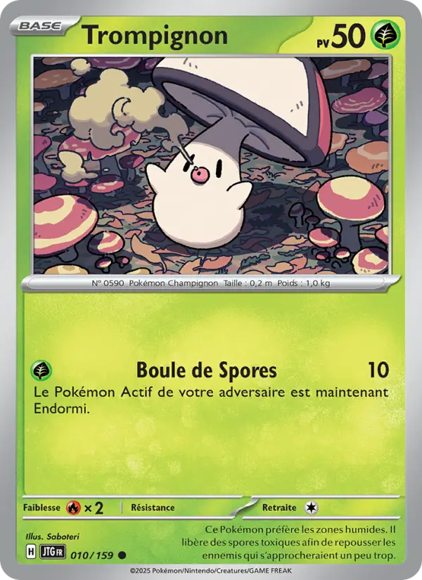 010/159 - Trompignon — Carte Pokémon Aventures Ensemble 010/159