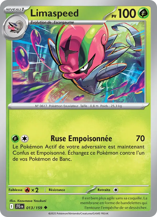 013/159 - Limaspeed — Carte Pokémon Aventures Ensemble 013/159