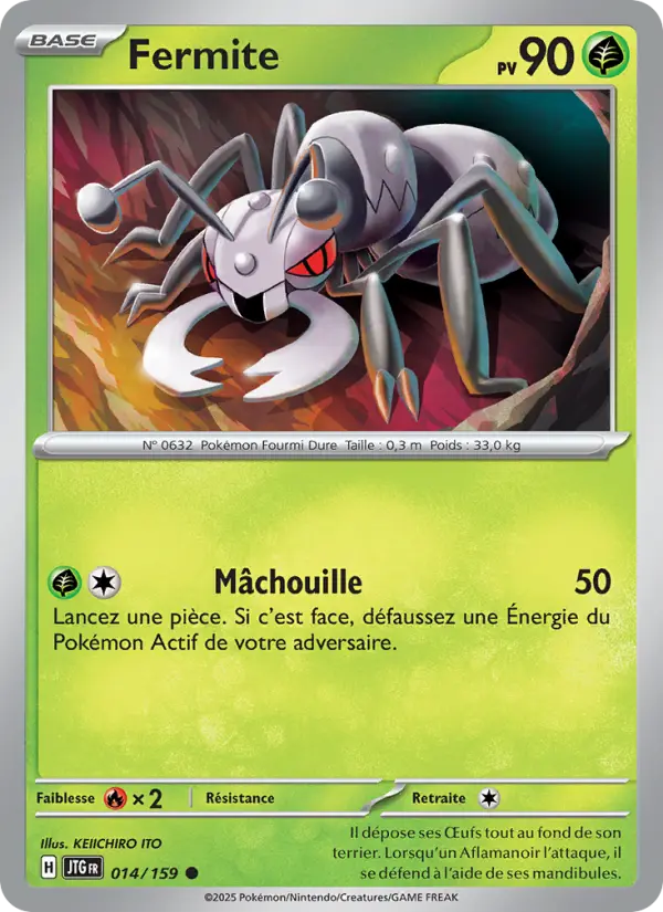 014/159 - Fermite — Carte Pokémon Aventures Ensemble 014/159