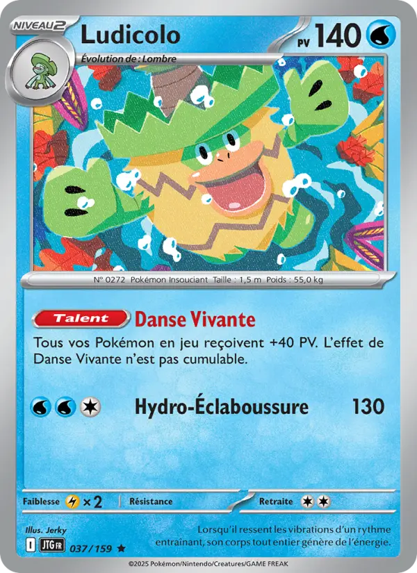 037/159 - Ludicolo — Carte Pokémon Aventures Ensemble 037/159