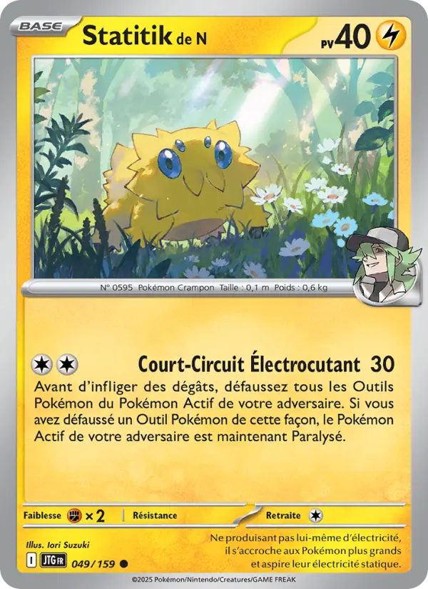 049/159 - Statitik de N — Carte Pokémon Aventures Ensemble 049/159