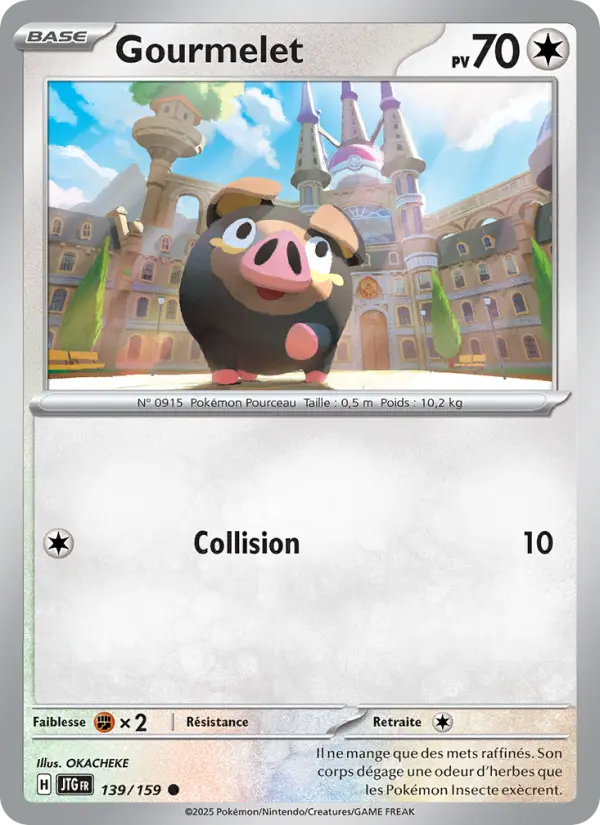 139/159 - Gourmelet — Carte Pokémon Aventures Ensemble 139/159