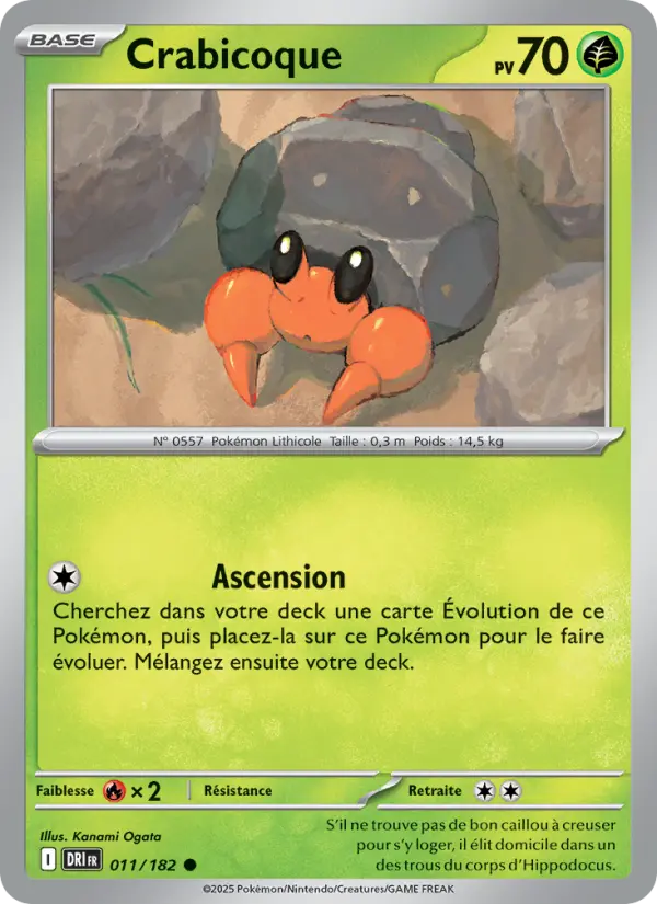 Crabicoque — Carte Pokémon 011 Rivalités Destinées