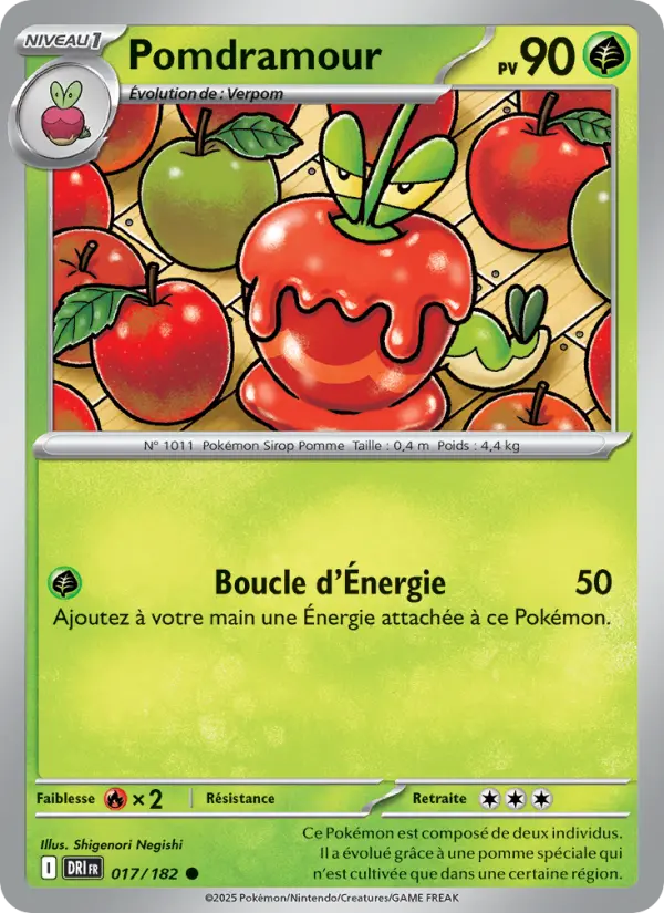 017/182 - Pomdramour — Carte Pokémon Rivalités Destinées 017/182