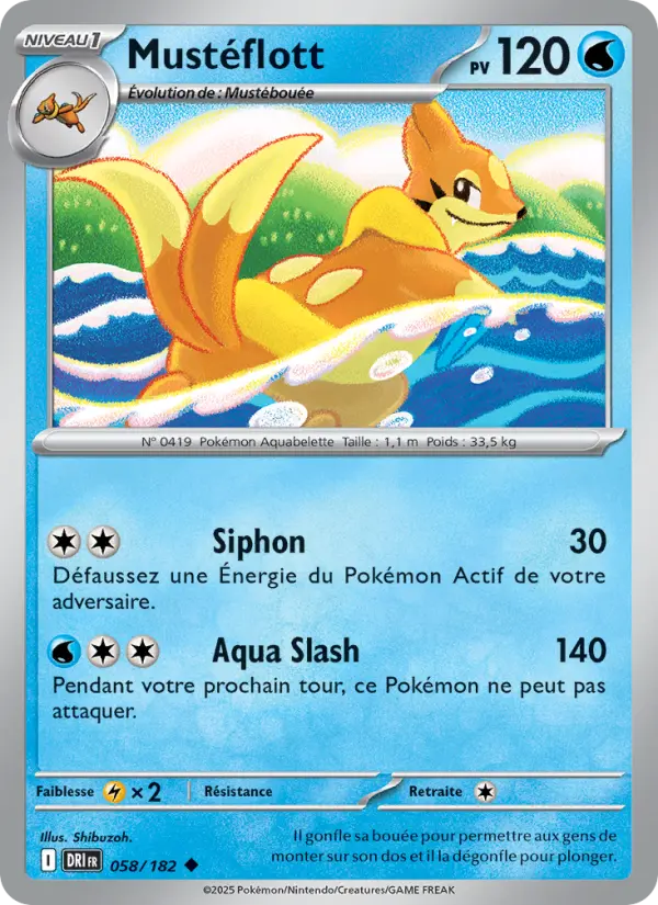 058/182 - Mustéflott — Carte Pokémon Rivalités Destinées 058/182