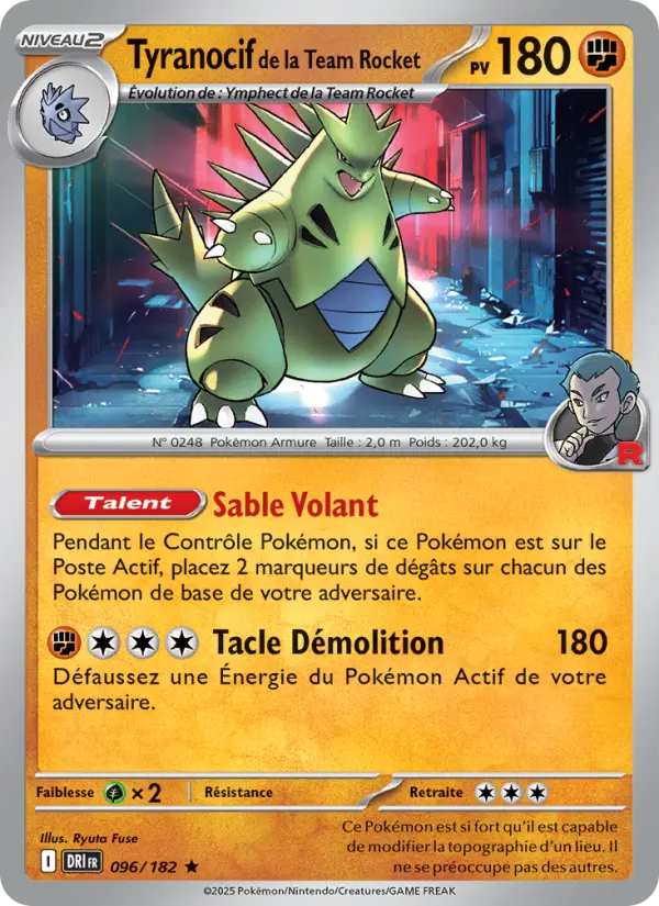 096/182 - Tyranocif de la Team Rocket