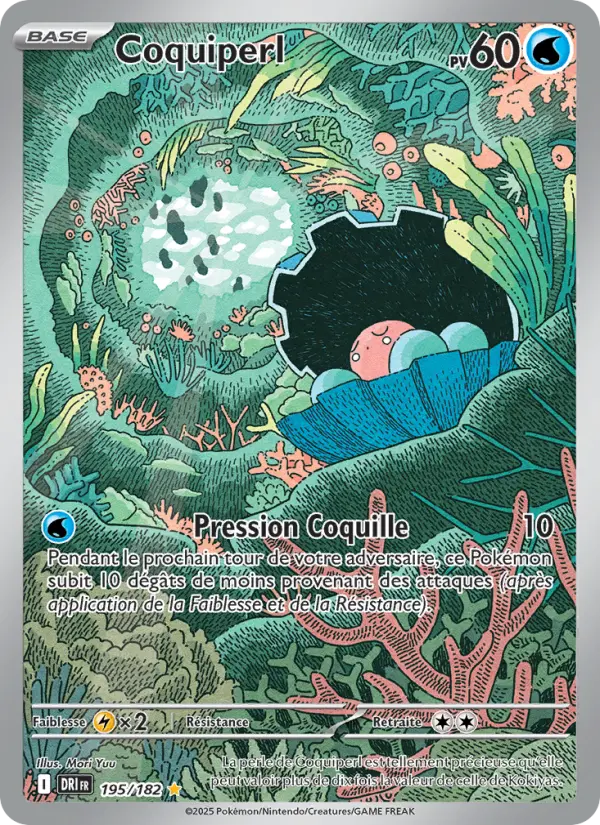 Coquiperl — Carte Pokémon 195 Rivalités Destinées