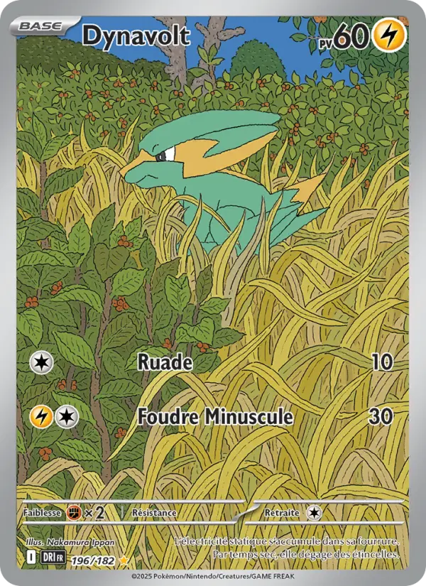 196/182 - Dynavolt — Carte Pokémon Rivalités Destinées 196/182