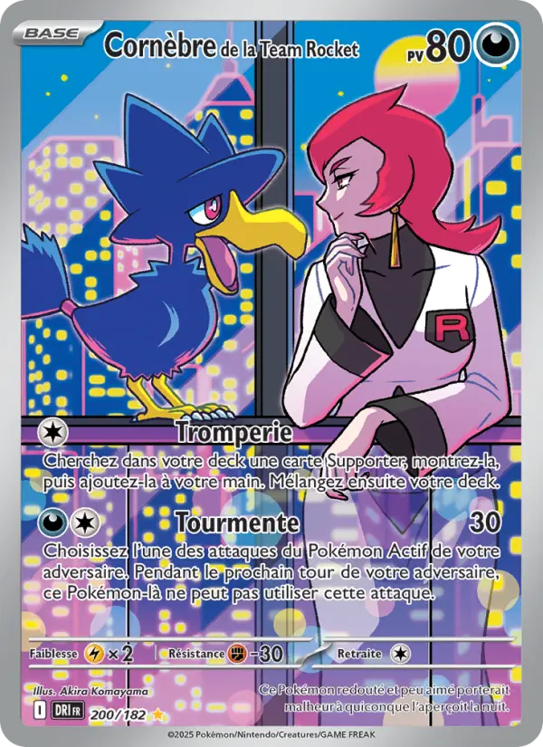 200/182 - Cornèbre de la Team Rocket — Carte Pokémon Rivalités Destinées 200/182