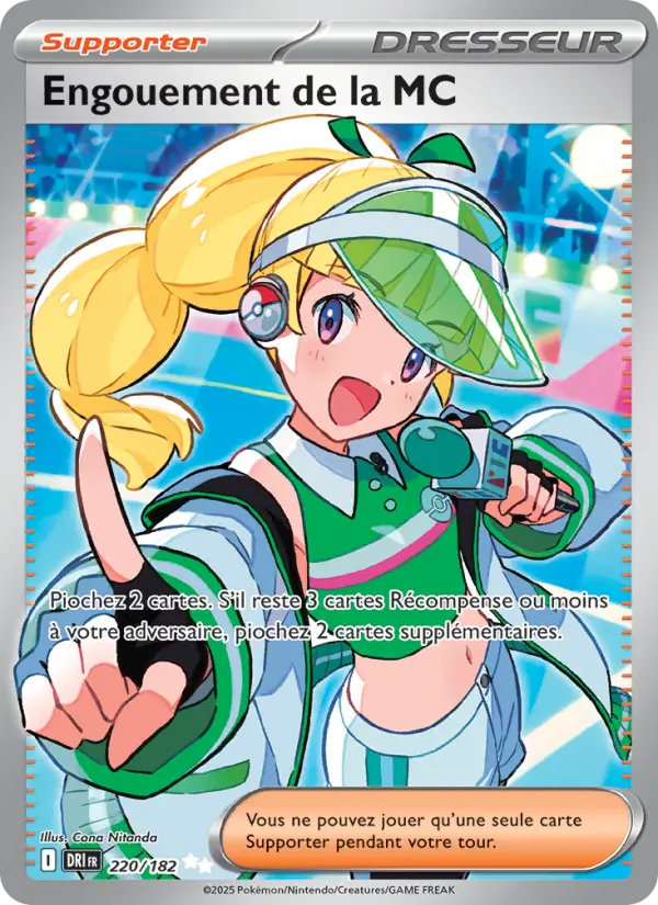 220/182 - Engouement de la MC — Carte Pokémon Rivalités Destinées 220/182