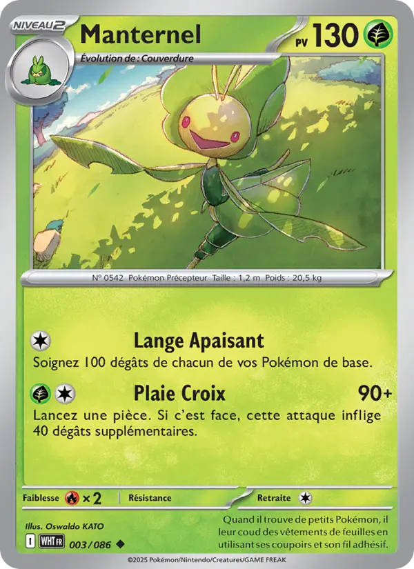 Manternel — Carte Pokémon 003 Flamme Blanche