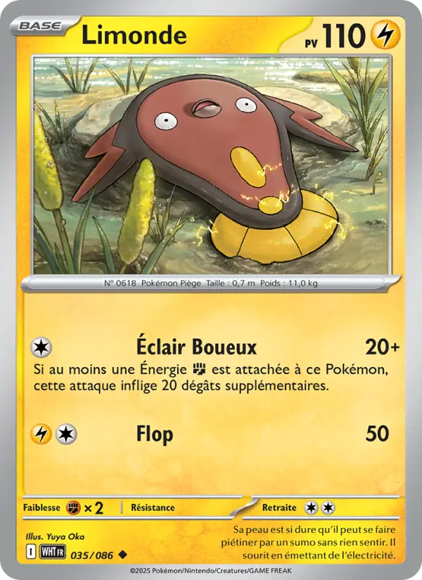 Limonde — Carte Pokémon 035 Flamme Blanche