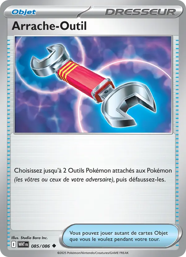085/086 - Arrache-Outil — Carte Pokémon Flamme Blanche 085/86