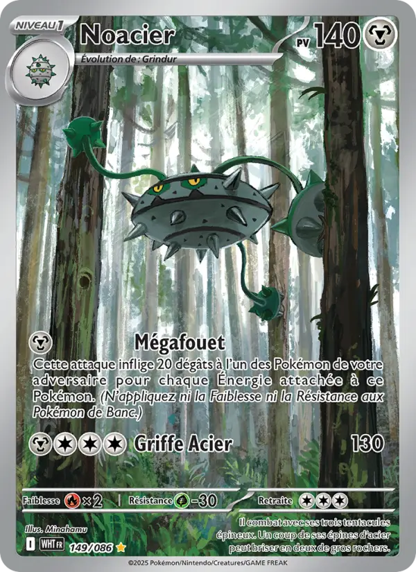 Noacier — Carte Pokémon 149 Flamme Blanche