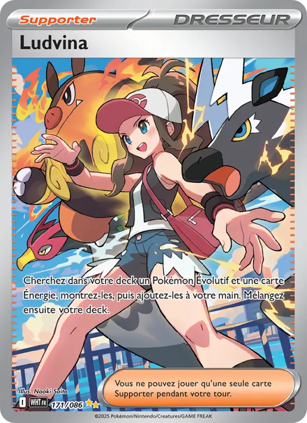 171/086 - Ludvina — Carte Pokémon Flamme Blanche 171/86