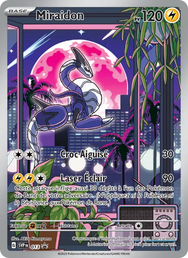 Miraidon — Carte Pokémon 013 SVP Black Star Promos