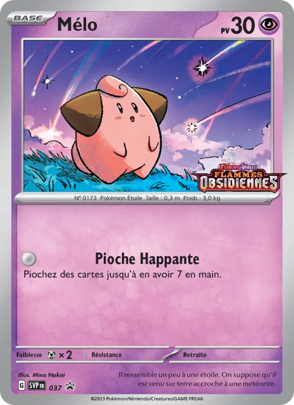 Mélo — Carte Pokémon 037 SVP Black Star Promos