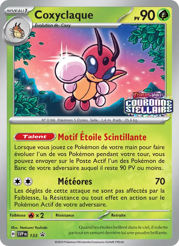 Coxyclaque — Carte Pokémon 133 SVP Black Star Promos