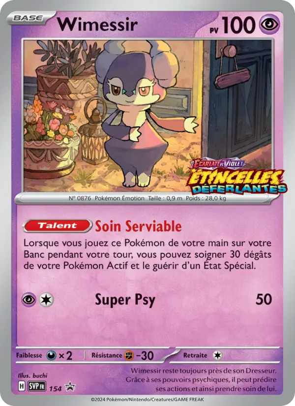 Wimessir — Carte Pokémon 154 SVP Black Star Promos