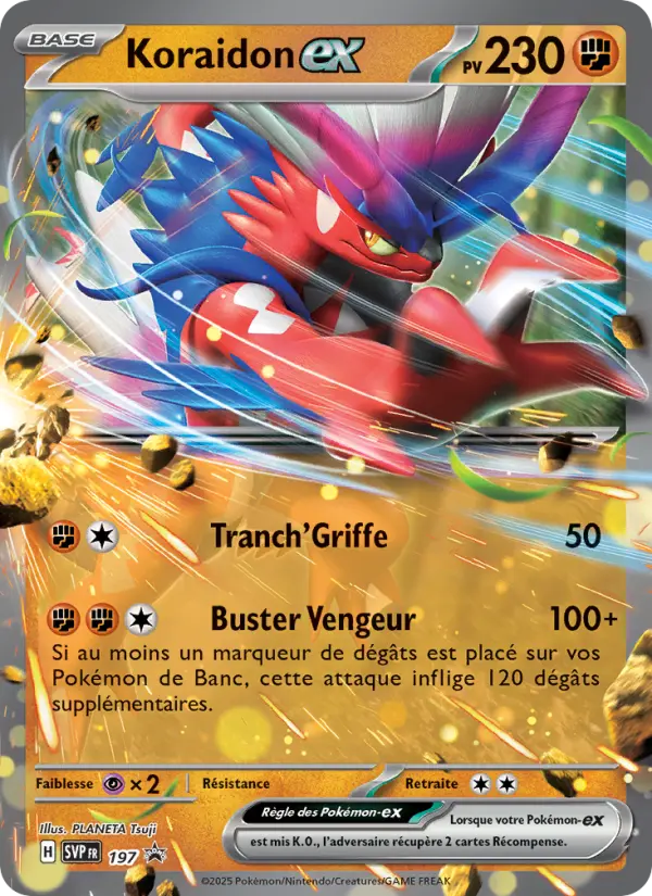 Koraidon-ex — Carte Pokémon 197 SVP Black Star Promos
