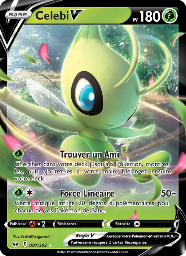 Celebi V — Carte Pokémon 1 Épée et Bouclier