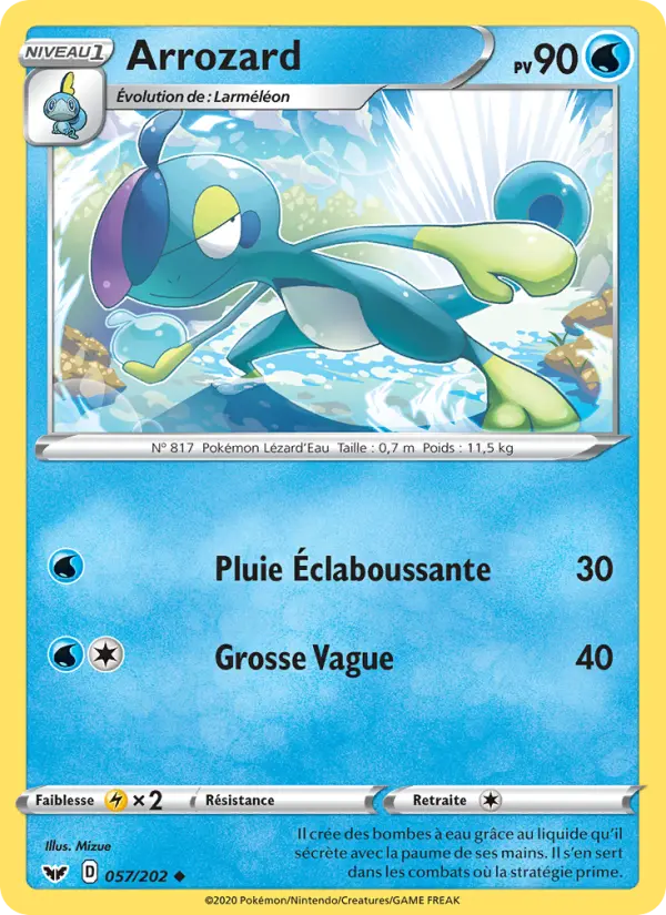 Arrozard — Carte Pokémon 57 Épée et Bouclier