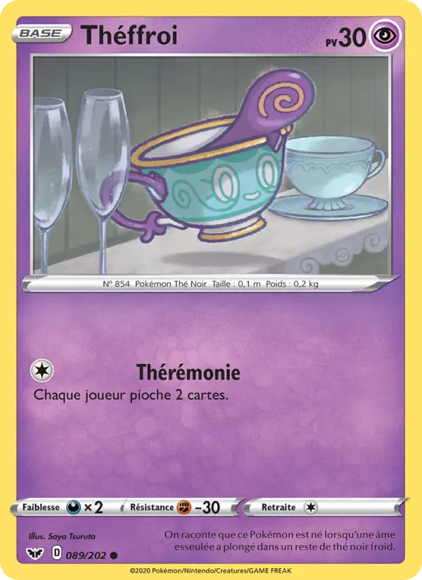 089/202 - Théffroi — Carte Pokémon Épée et Bouclier 89/202