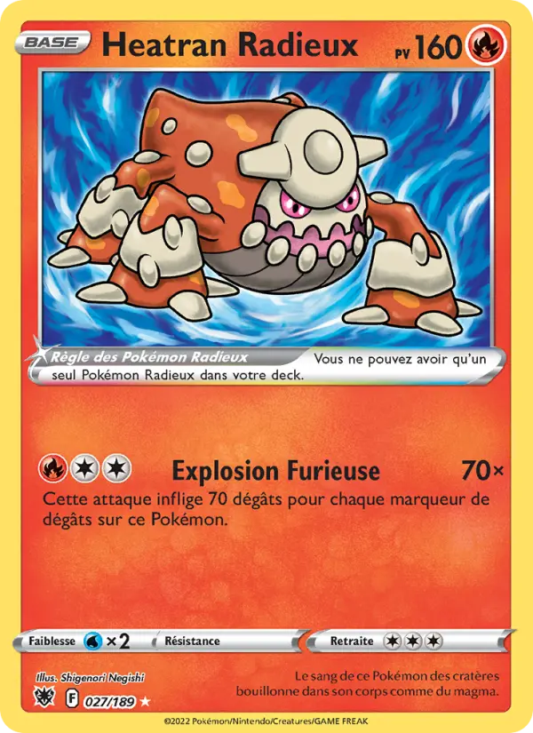 027/189 - Heatran Radieux