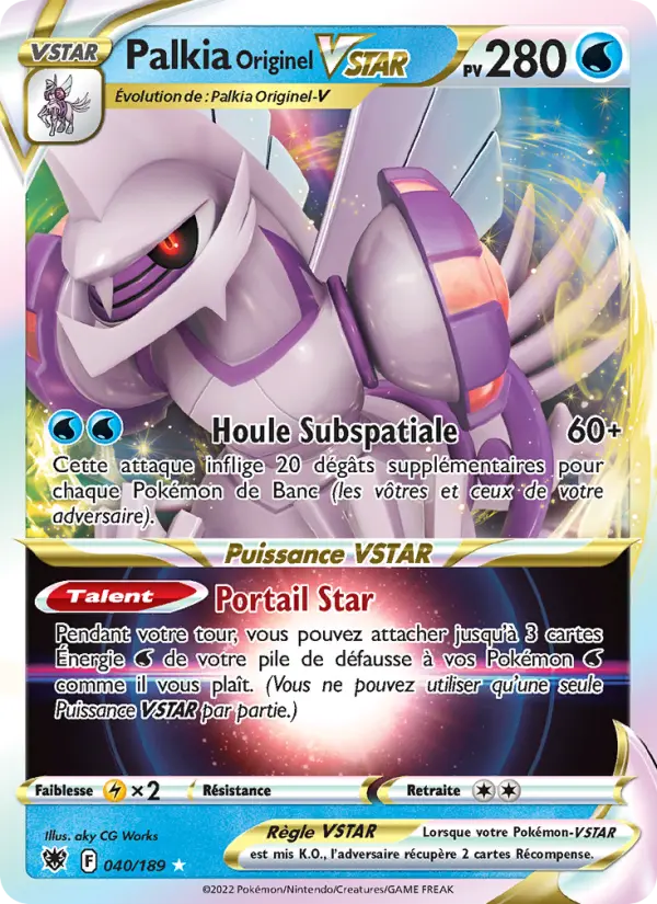 040/189 - Palkia Originel VSTAR