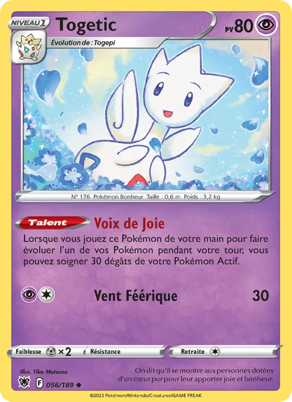 056/189 - Togetic — Carte Pokémon Astres Radieux 056/189