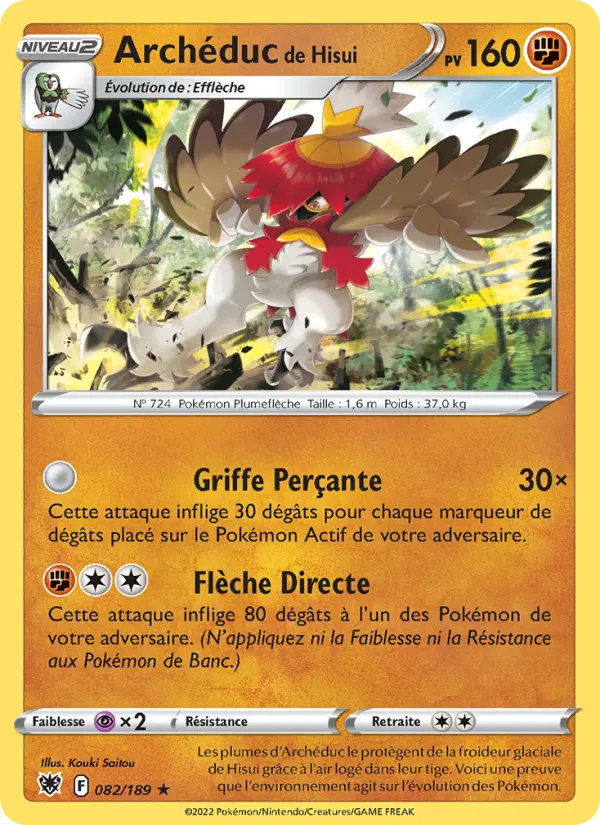 Archéduc de Hisui — Carte Pokémon 082 Astres Radieux